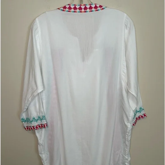 Vineyard Vines Embroidered Tunic Cover Up Size Small - Picture 6 of 13